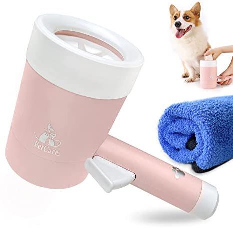Cleaning and non wiping pet automatic foot washing machine