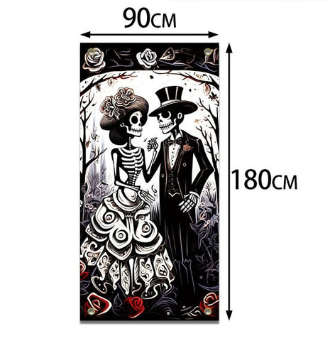 Halloween Party Decoration Background Decoration Door Hanging Banner