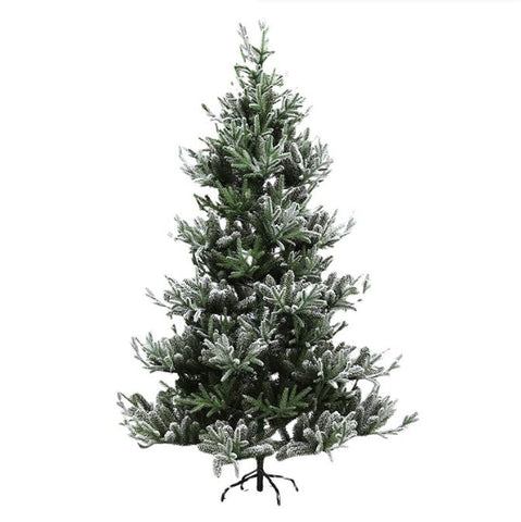 Flocked Snowflake Christmas tree
