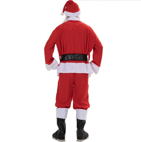 Santa Claus costume set of seven pieces