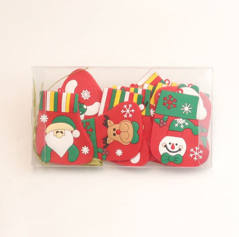 Christmas tree soft rubber socks pendant