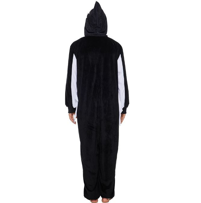 Halloween adult white ghost plush hooded pajamas horror ghost costume
