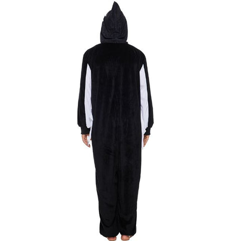Halloween adult white ghost plush hooded pajamas horror ghost costume