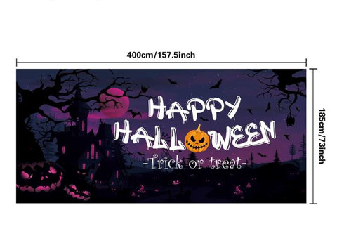 Halloween garage decoration background fabric tapestry fabric