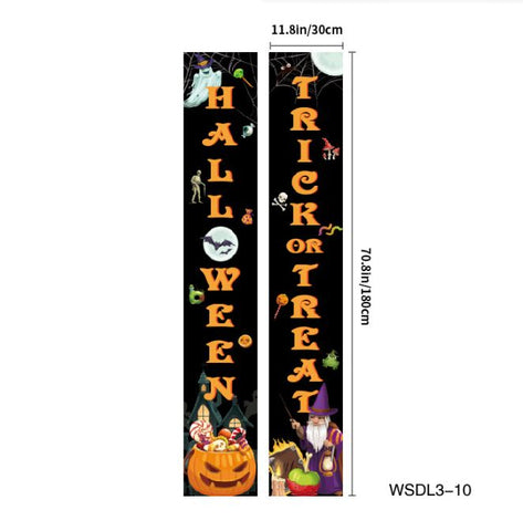 Halloween Terror Atmosphere Oxford Cloth Courtyard Hanging Flag