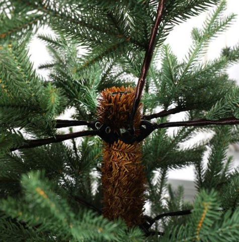 High-grade pure PE with lights, luxurious decoration and dense simulation Christmas tree