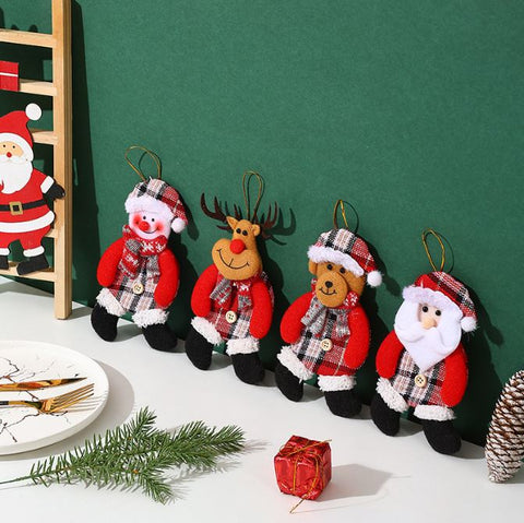 Walking Santa Claus Christmas Tree Pendant
