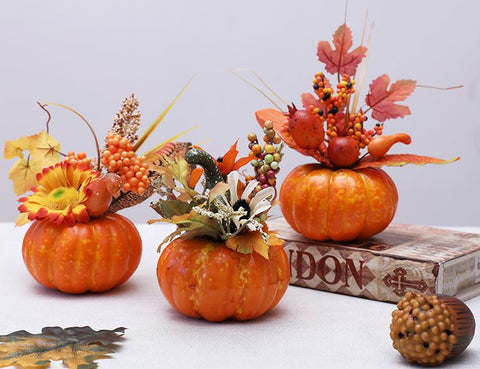 Halloween table top foam pumpkin interior decoration decorations