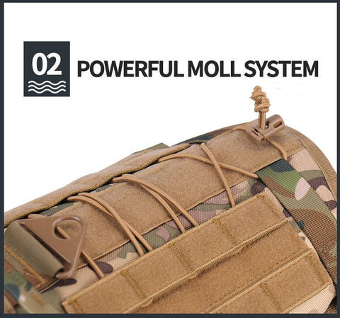 Pet tactical chest and back nylon traction rope