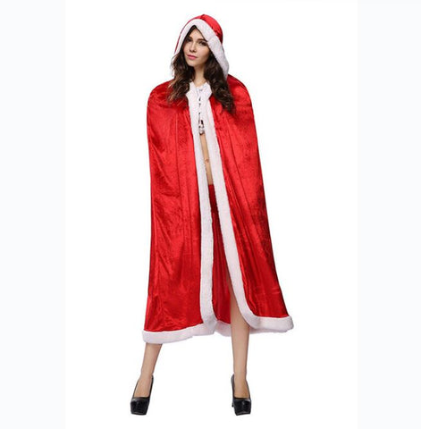Christmas hooded cloak