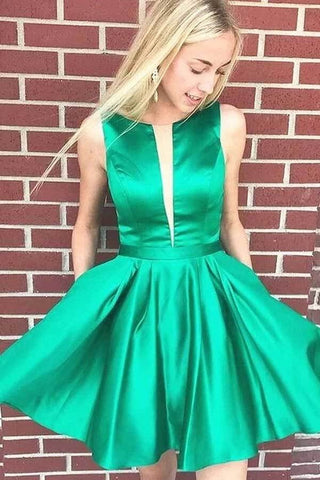 A-line Junior Homecoming Dresses