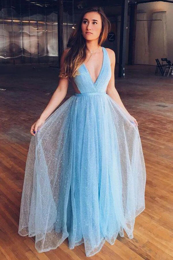 A-line Party Prom Dresses For Teens