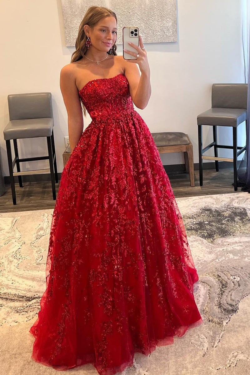 Deep V-Neck Mermaid  Beaded Satin Long Prom Dress
