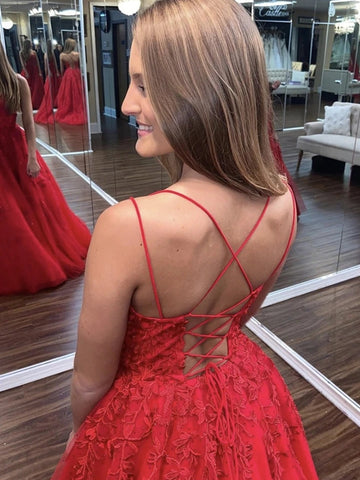 Backless  Lace Long Prom Dresses, Formal,  Evening Dresses, Ball