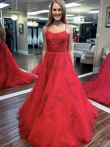 Backless  Lace Long Prom Dresses, Formal,  Evening Dresses, Ball