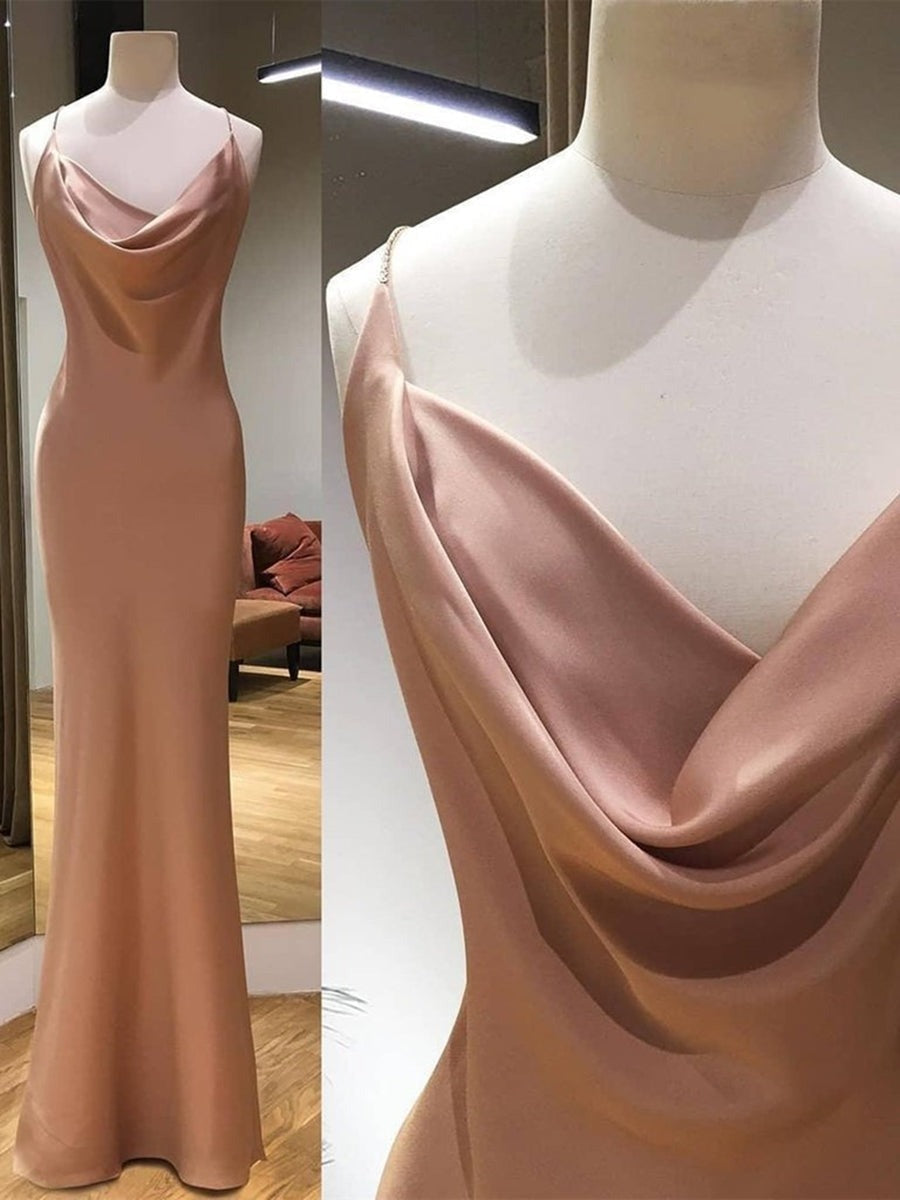 Charming Mermaid Backless Long Prom,Formal,Evening Dresses