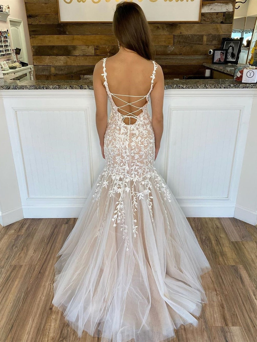 Mermaid Lace  Long Prom, Formal, Evening, Wedding Dress