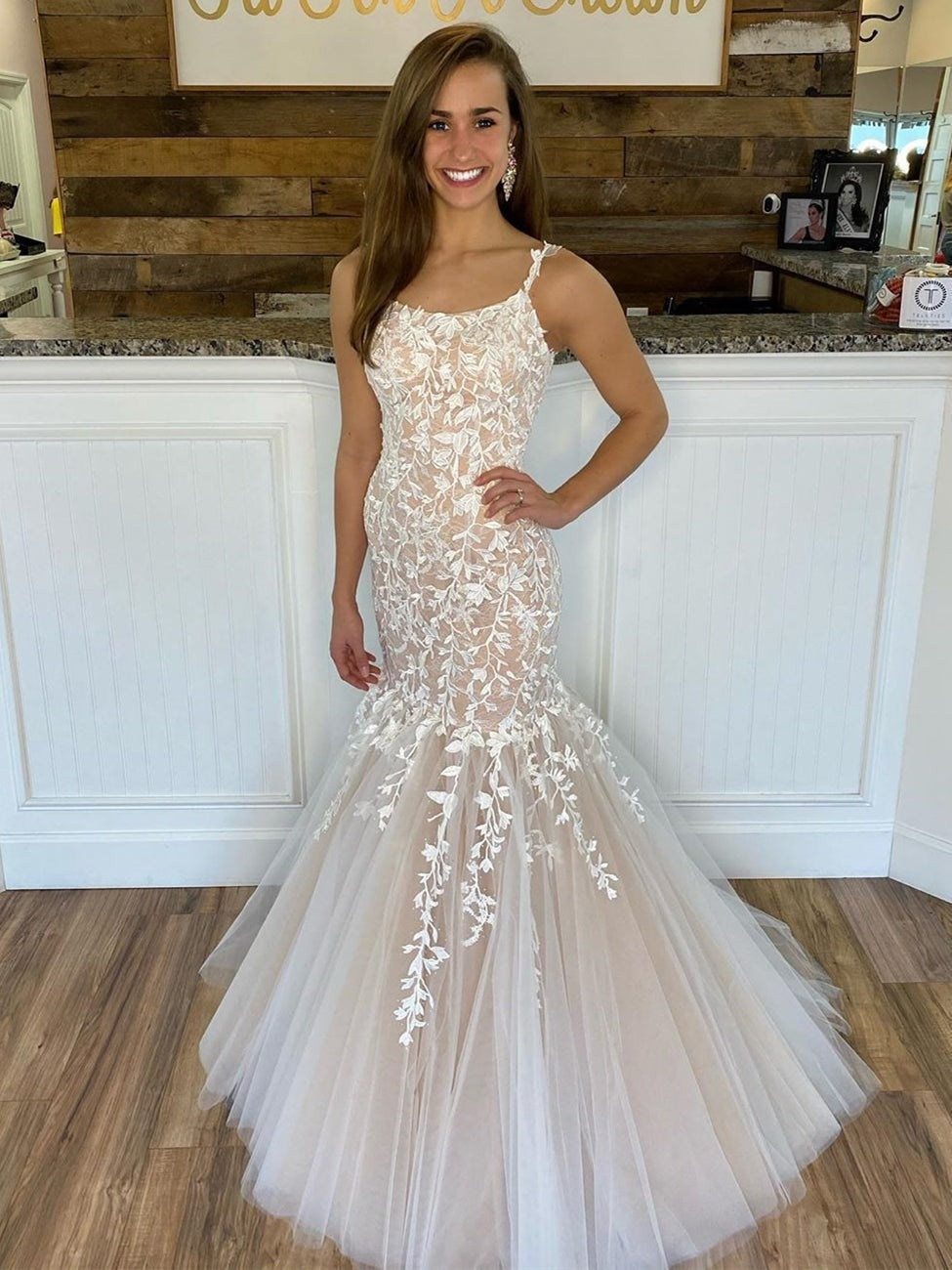 Mermaid Lace  Long Prom, Formal, Evening, Wedding Dress
