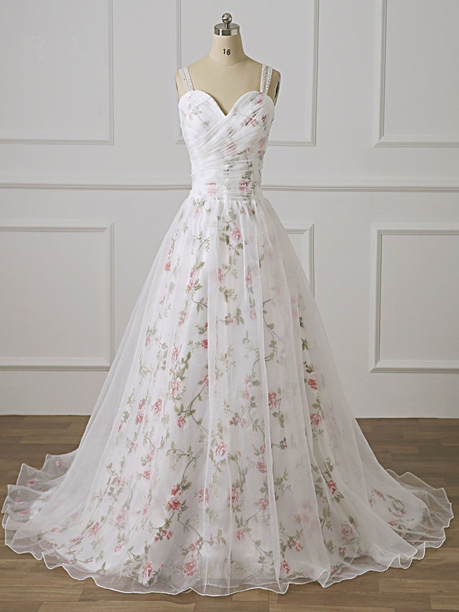Gorgeous Lace Appliques Long Prom, Formal, Evening Dresses