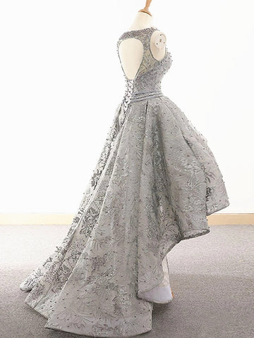 Lace High Low Prom,  Formal Graduation Homecoming