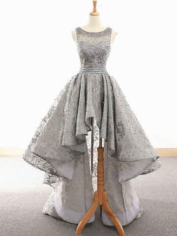 Lace High Low Prom,  Formal Graduation Homecoming