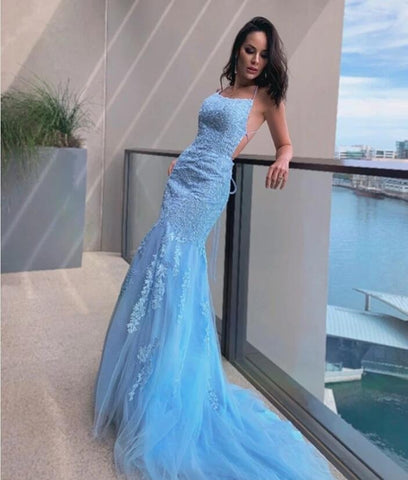 Halter Mermaid Prom Dress