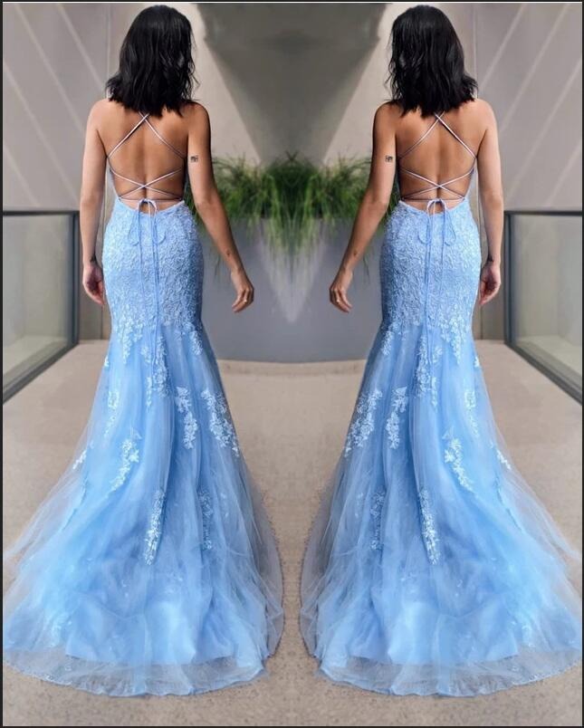 Halter Mermaid Prom Dress