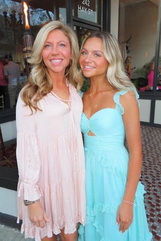 Cute Sky Blue A Line Sweetheart Chiffon Ruffles Long Prom Dress