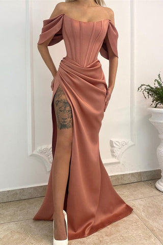 Mermaid Long  Prom Dress With Split