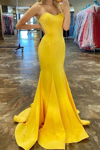 Long Mermaid  Prom Dress