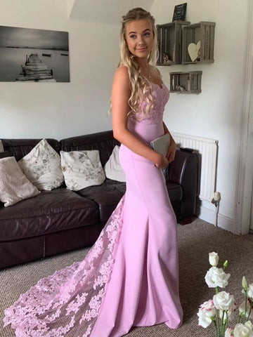 Mermaid  Lace Long Prom,Formal,Evening Dresses