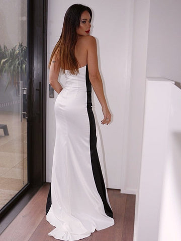 Enchantment Mermaid Prom Gown with Daring Side Split