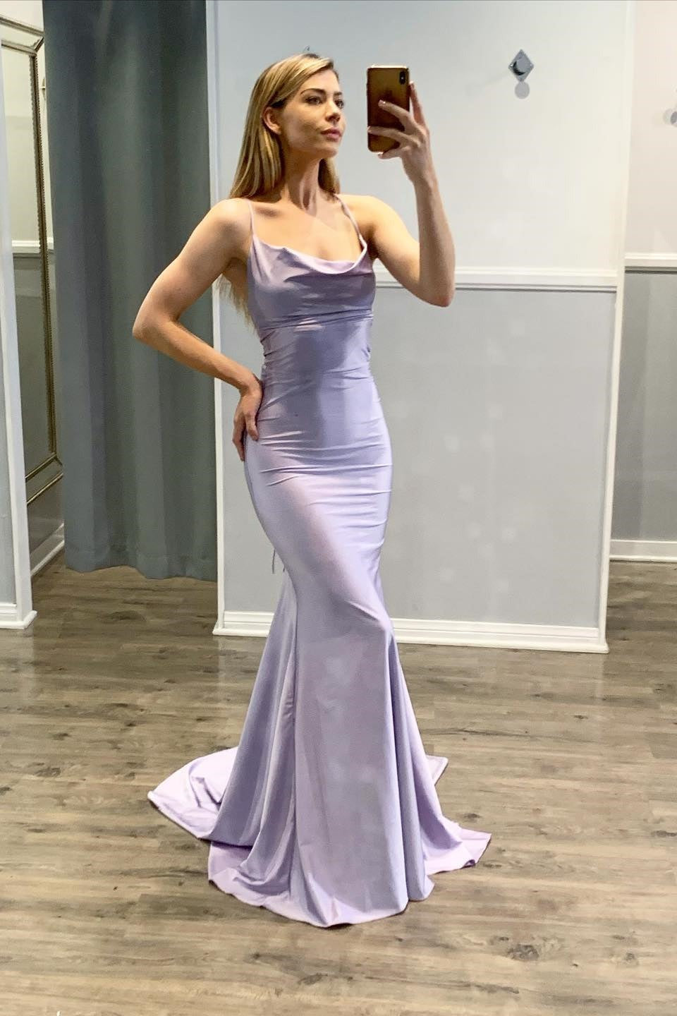 Prom Dress with Spaghetti Straps