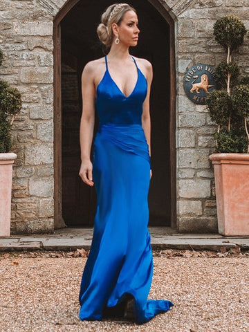 V-Neck Mermaid Prom Gown