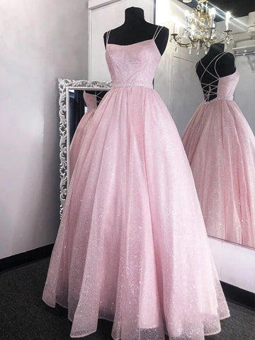 Backless Shiny Sequins Long Prom,Formal Graduation Evening Dresses