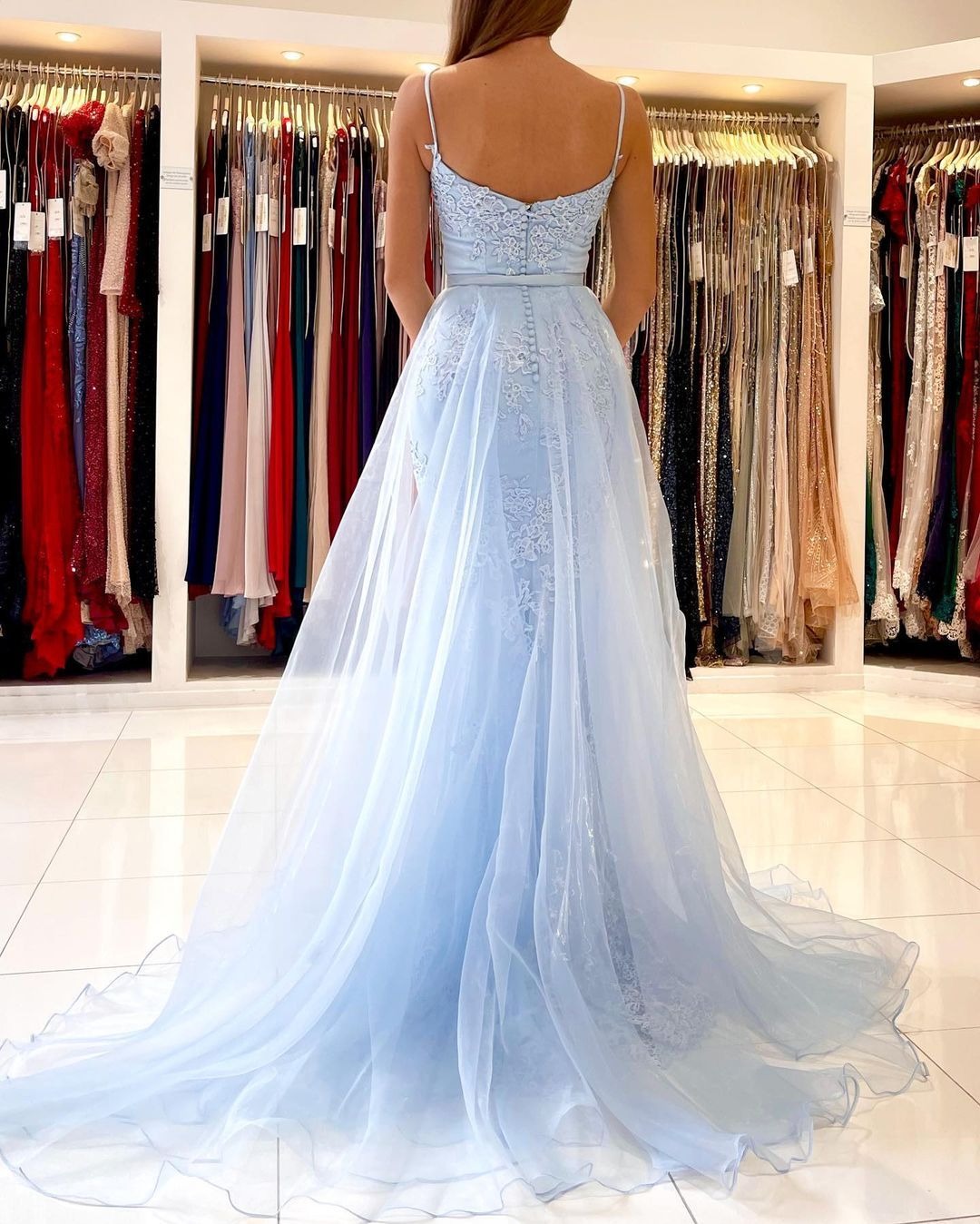 Lace Prom Dress with Mermaid Style