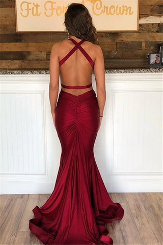 Sleeveless Mermaid Prom Dress