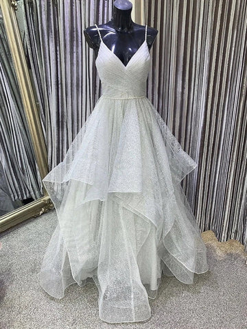 Stylish V Neck  Long Prom,Formal,Evening Dresses