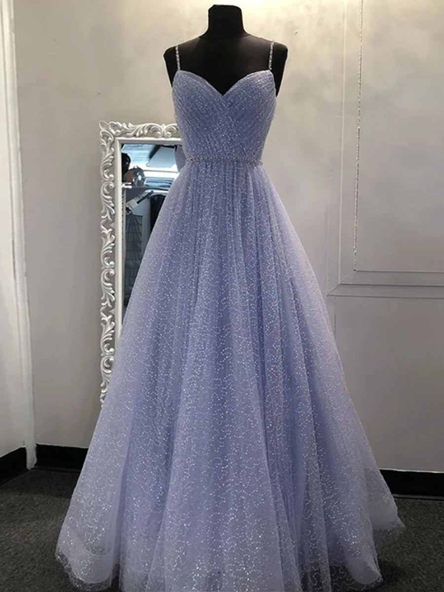 Stylish V Neck Sequins Prom ,  Formal Graduation Evening, Party Dresses